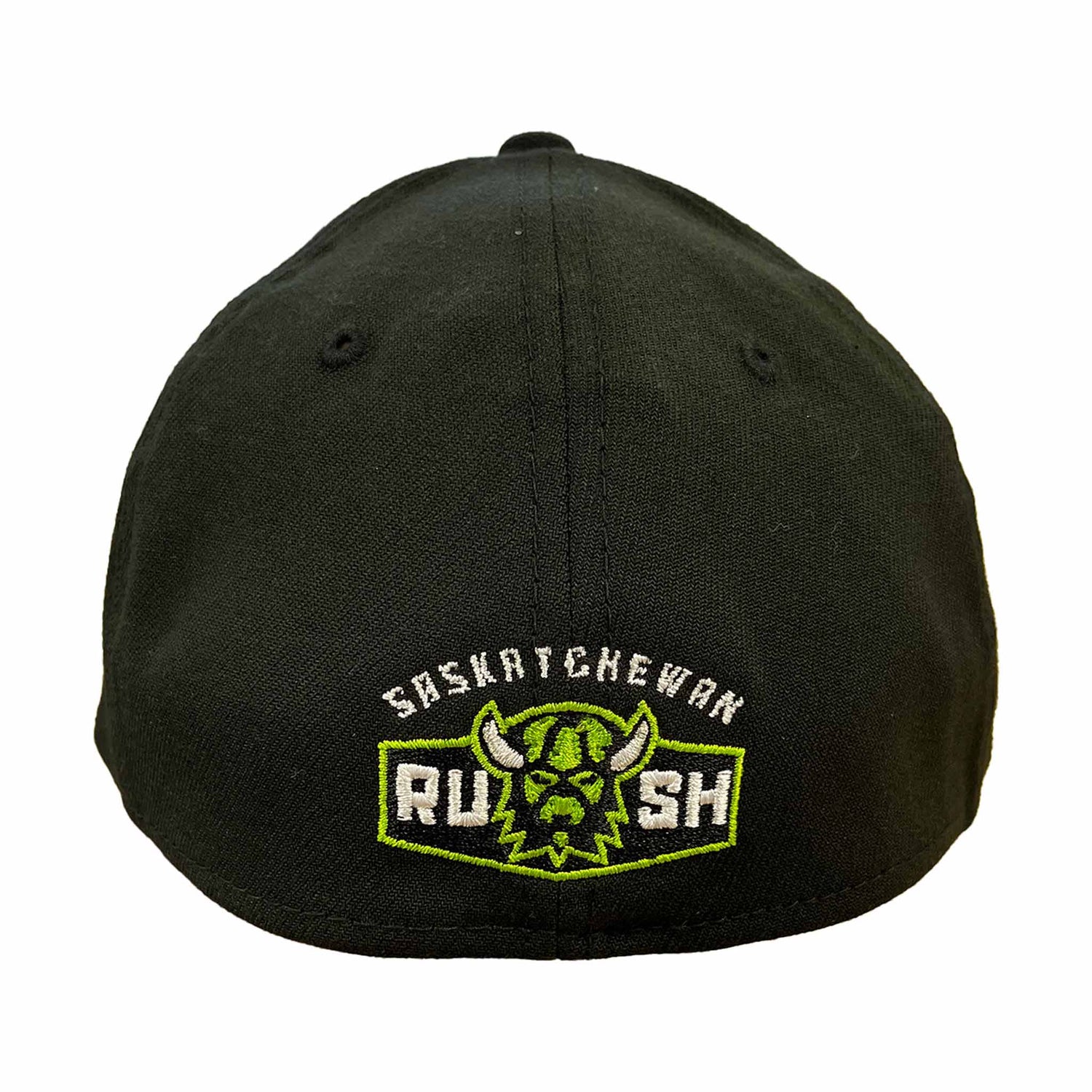 Rush Adult NE 3930 Curved Brim Lime Stitched Hat