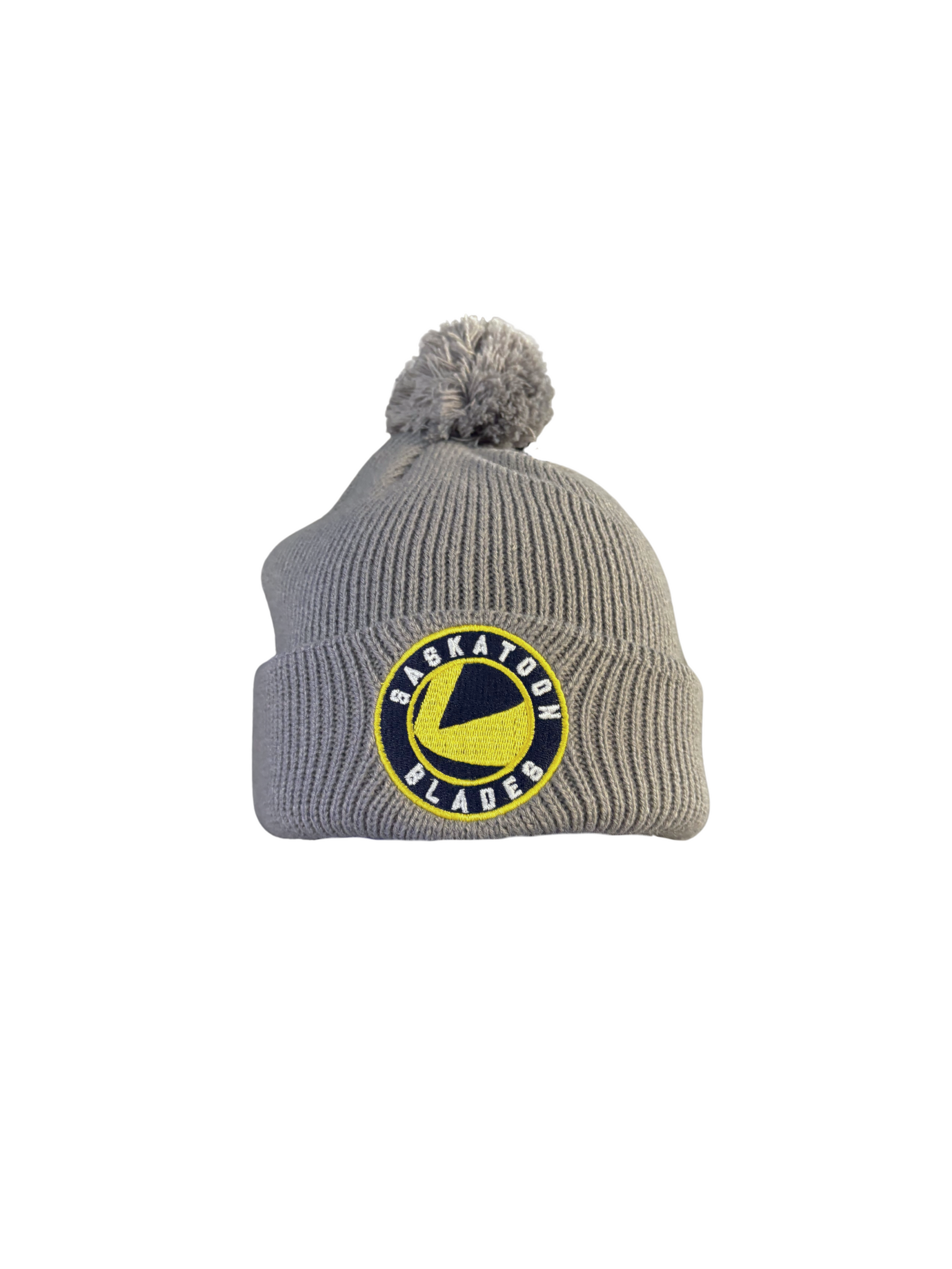 Blades Adult BC Solid Pom Pom Toque