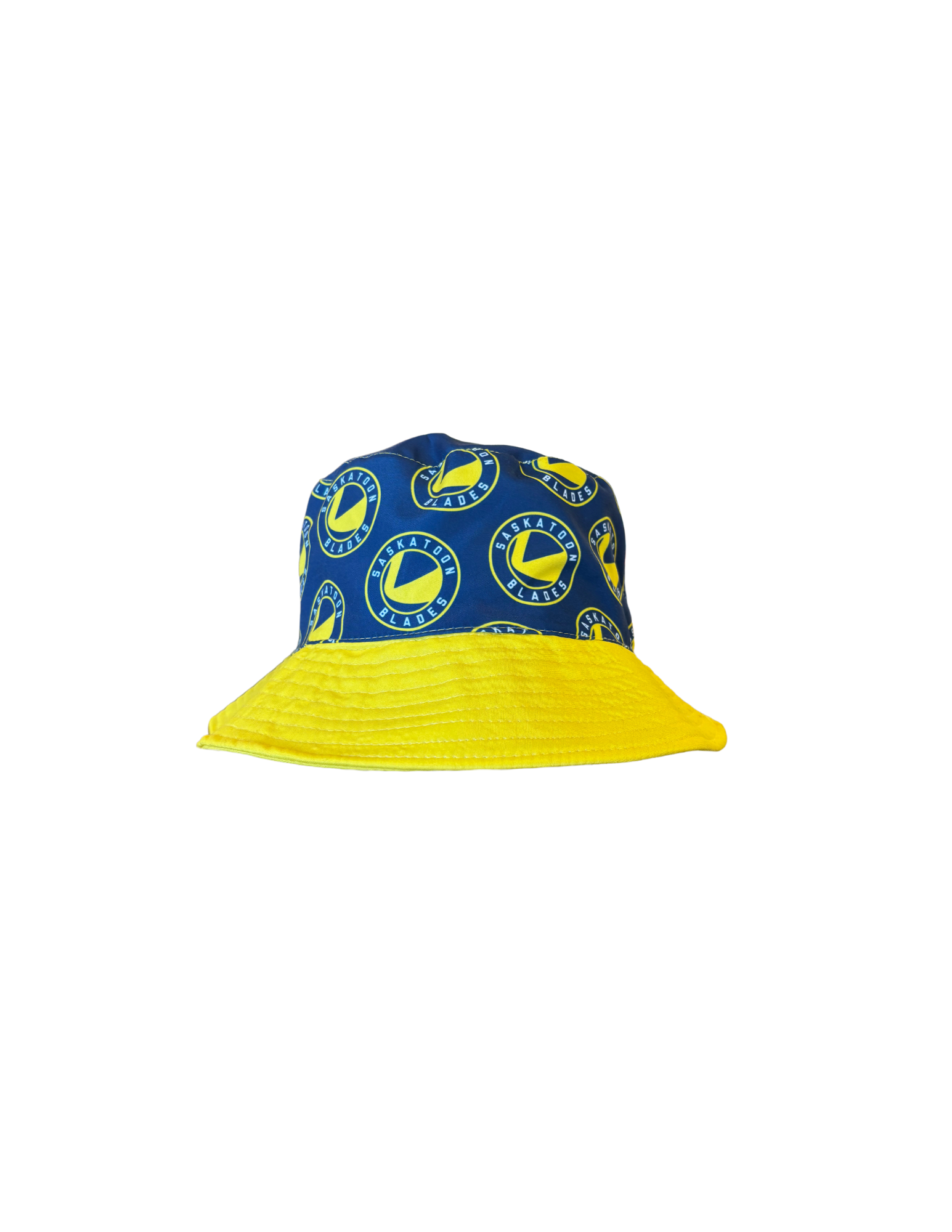 Blades Adult Gold Brim Bucket Hat