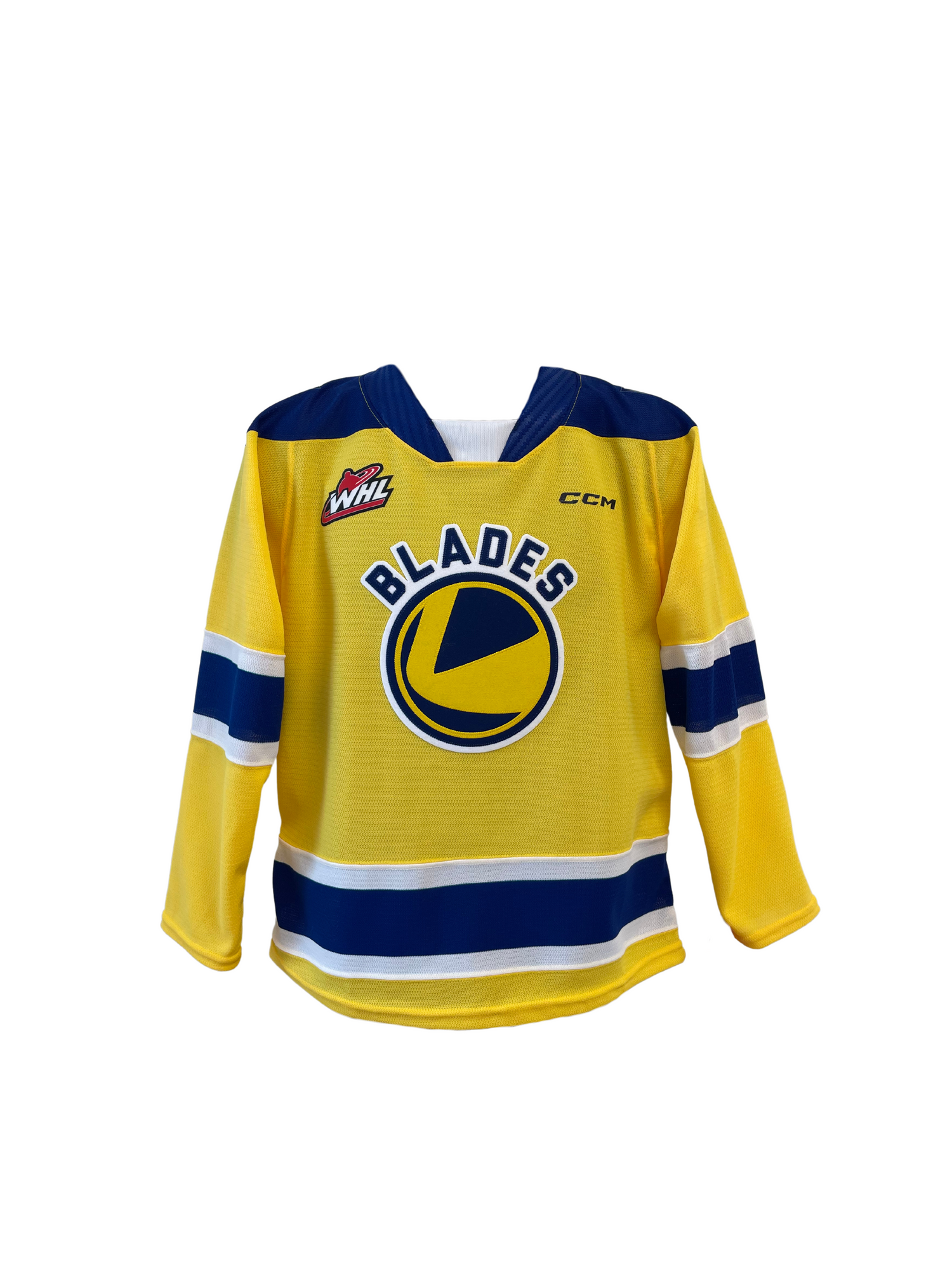 Blades Child CCM Authentic Jersey Gold