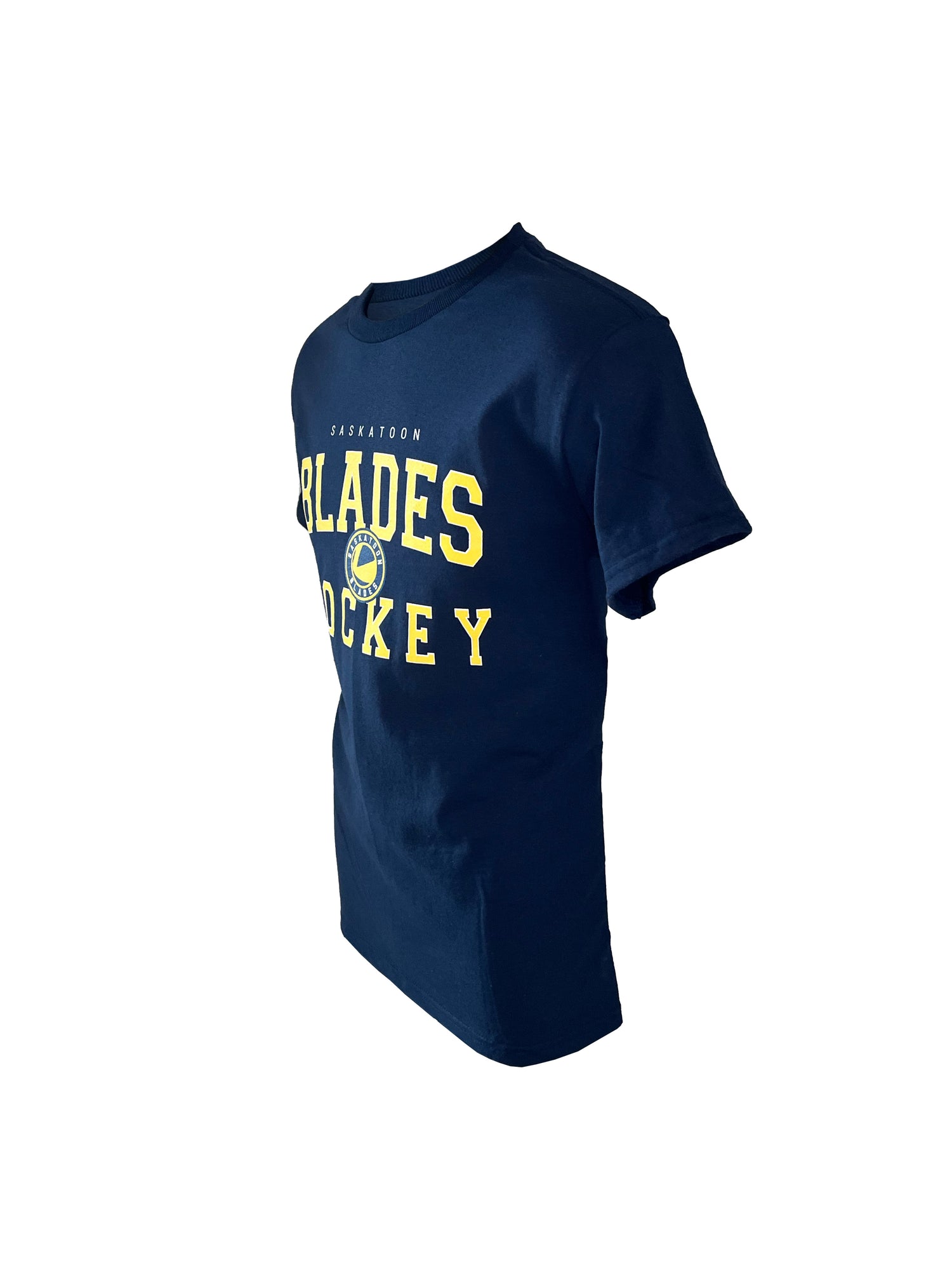 Blades Adult Hockey Text T-Shirt