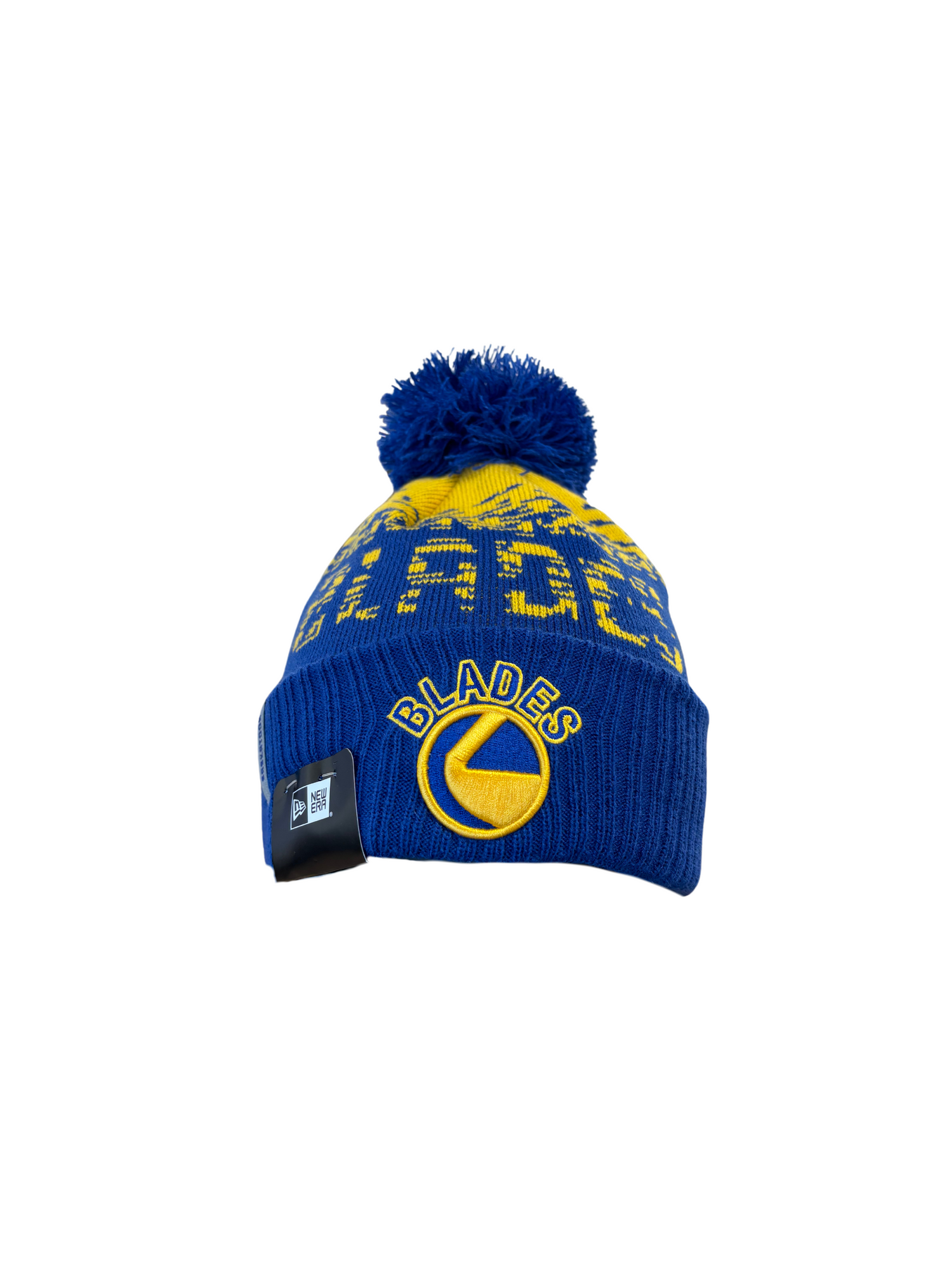 Blades Adult NE Jersey Wash Pom Pom Toque